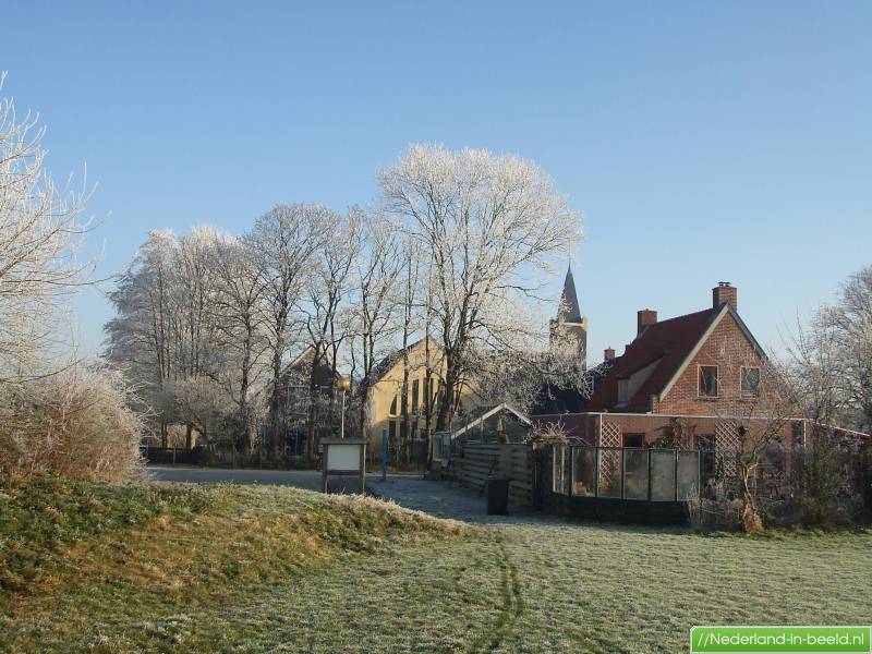 Luchtfoto's Houwerzijl / foto's Houwerzijl Nederlandinbeeld.nl