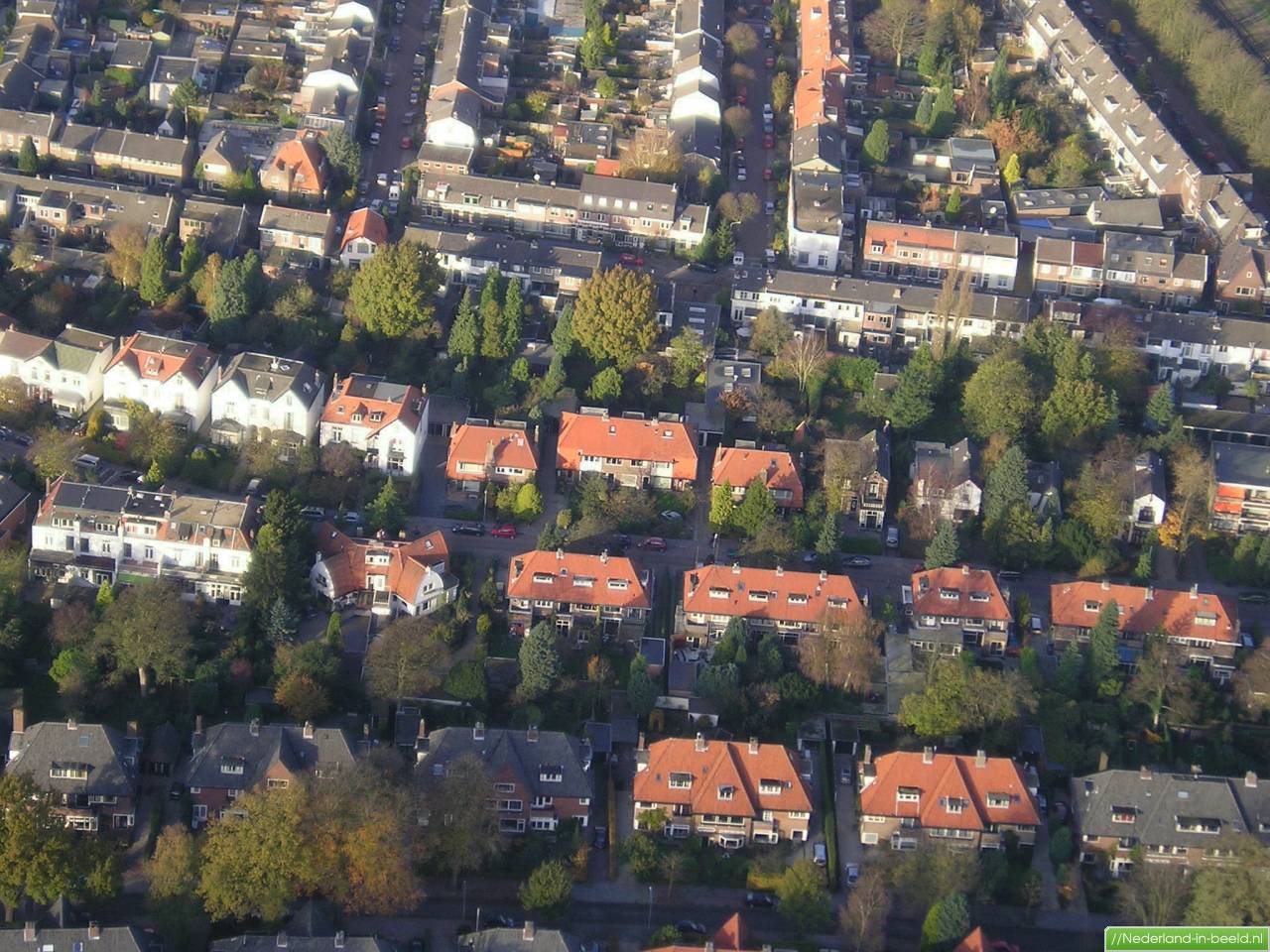 Hilversum > Oude Amersfoortseweg luchtfoto's / foto's Nederlandinbeeld.nl