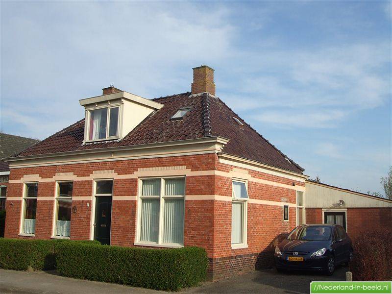 Houwerzijl > Dijksweg luchtfoto's / foto's Nederlandinbeeld.nl